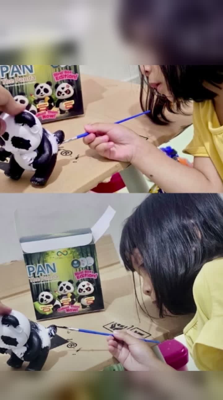 Anak-anak dengan PAN The Panda 3
